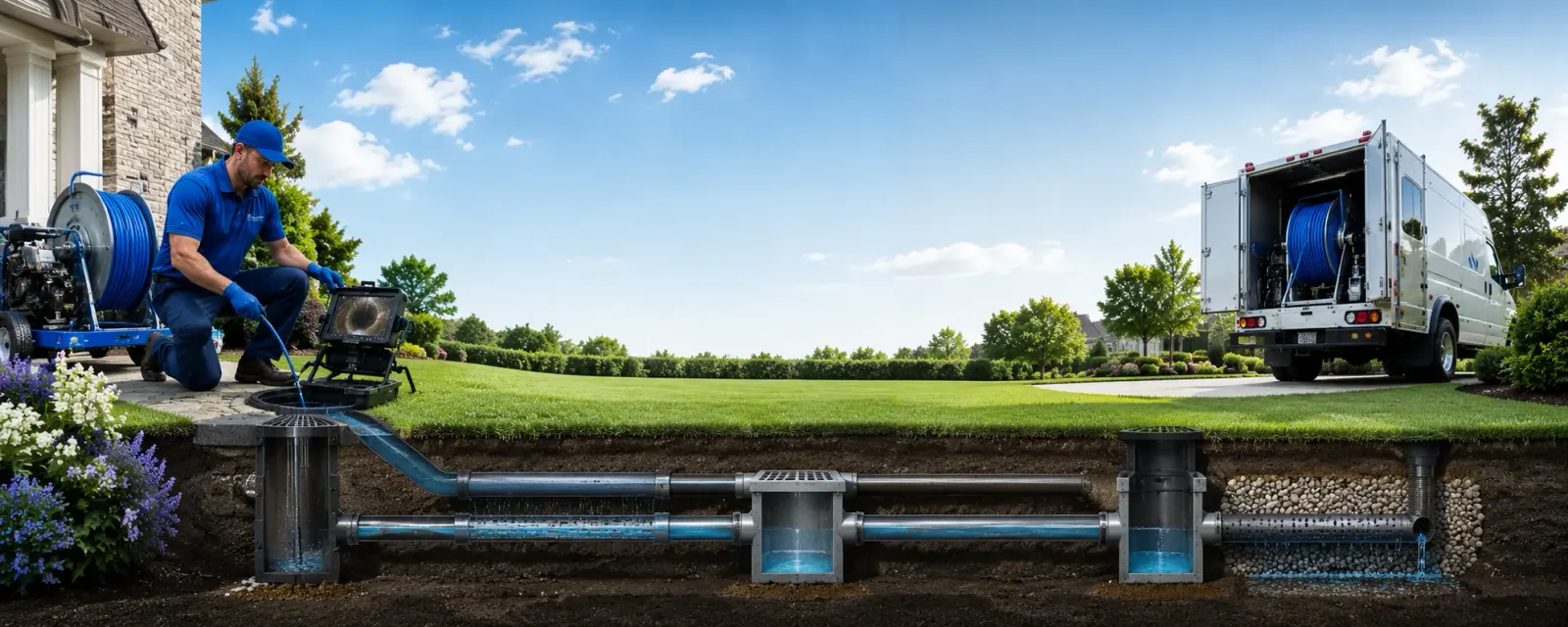 Outdoor drain cleaning information for Silver Creek, NY